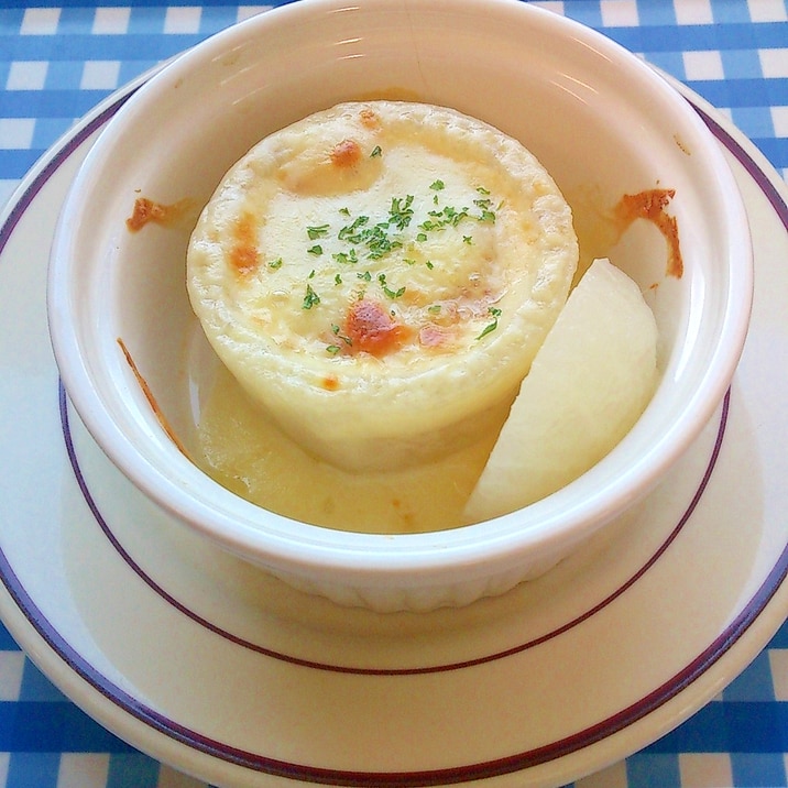 トマトソースin大根チーズココット